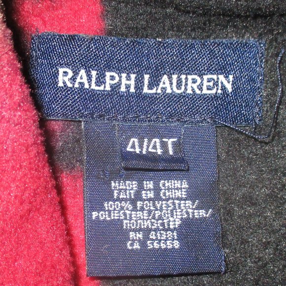 RALPH LAUREN ~ AZTEC INSPIRED FLEECE JACKET ~ 4 / 4T - Picture 7 of 7